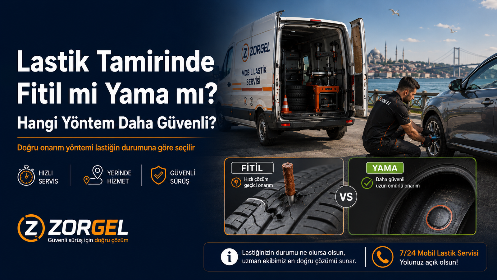 Lastik Tamirinde Fitil mi Yama mı? Hangi Yöntem Daha Güvenli?