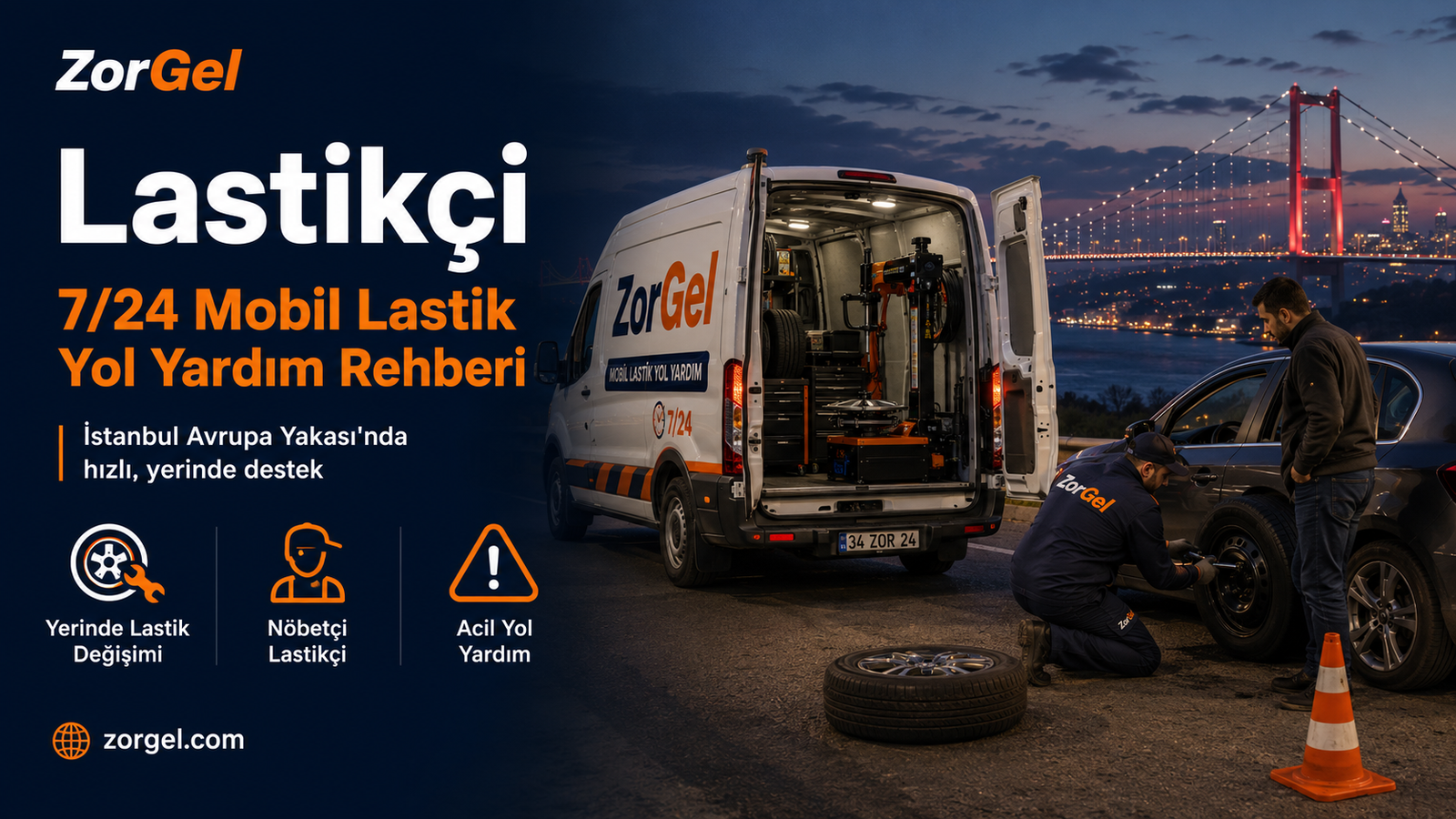 En Yakın Lastikçi: 7/24 Mobil Yol Yardım ile 15 Dakikada Yerinde Lastik Tamiri